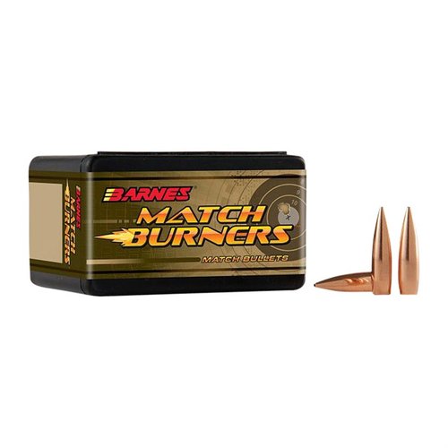 Barnes Match Burner 6.5MM - tarkkuus ja edullisuus yhdistyvät, täydellinen vaihtoehto kilpailijalle ja päivittäiseen ampumiseen.
