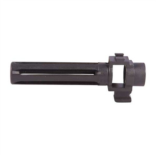 FLASH SUPPRESSOR 30 CAL .595-32 teräksinen musta vähentää näkyvää liekkiä ja sopii täydellisesti M1A ja .308 aseisiin, parantaen tarkkuutta ja käyttäjäkokemusta.