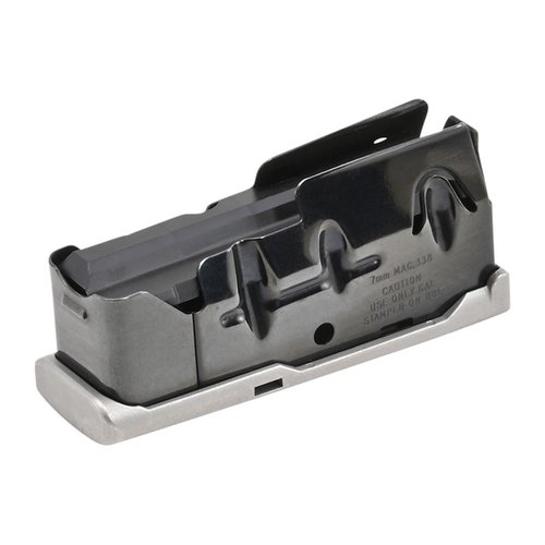 SAVAGE ARMS 116C -kiväärin lippaat 300 Winchester Magnum, 338 Win Mag ja 7mm Rem Mag tarjoavat luotettavuutta ja kestävyyttä teräksisestä rakenteestaan.