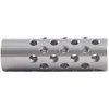 #3 Muzzle Brake 22 Caliber vähentää rekyyliä ja nostetta, 42 porttia maksimoivat hallinnan. Vaatii asekorjausta, valmistettu 4140 teräksestä tai 416 ruostumattomasta teräksestä.