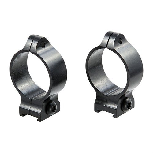TALLEY FIXED SCOPE RINGS, 30MM keskitason satiininsiniset, tarjoavat kestävän asennuksen alhaisen profiilin Torx® ruuveilla, yhteensopivia vain Talley-tukien kanssa.