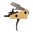 TIMNEY AR-15 SMALL PIN TRIGGER MODULE, 4.5 LBS, SOLID SHOE