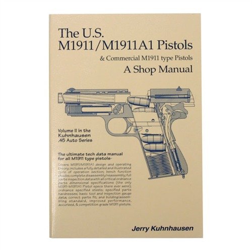 US M1911 ja M1911A1 -käsikirja tarjoaa selkeät ohjeet korjaukseen, muokkaukseen ja osien asentamiseen; erinomainen opas aseiden rakentamiseen ja huoltoon.