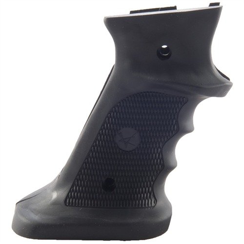 VOLQUARTSEN RUGER® MARK II™/MARK III™ VOLTHANE PISTOL GRIPS tarjoavat ergonomisen muotoilun, joka parantaa tarkkuutta ja pitoa ammuntatilanteissa.