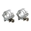 QUAD LOCK RINGS tarjoavat kaksinkertaisen puristusvoiman kahdella kannella per perusta, mikä estää tähtäimen pyörimisen ja pitää sen tukevasti paikallaan.