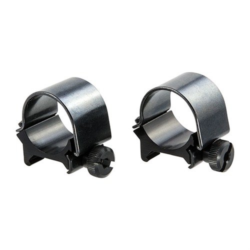 WEAVER TOP MOUNT RINGS 1" LOW, SATIN BLUE tarjoaa alumiinisen pohjan ja teräksiset osat, saatavilla matalina, keskikorkeina ja korkeina vaihtoehtoina.