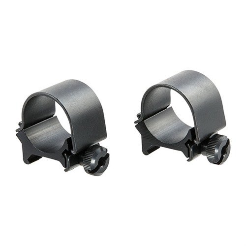 Weaverin TOP MOUNT RINGS, 1" LOW, MATTE BLUE tarjoavat erinomaisen vakauden ja tyylikkään viimeistelyn, saatavilla myös ruostumattomana.