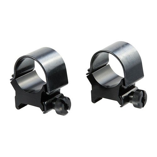WEAVER TOP MOUNT RINGS, 1" HIGH, SATIN BLUE tarjoaa kestäviä alumiinirakenteita ja teräskomponentteja, saatavilla eri korkeuksilla eri tähtäimille.