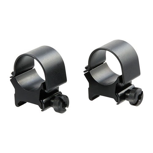 Weaverin TOP MOUNT RINGS, 1" HIGH, Matte Blue tarjoavat kestävän alumiinirungon ja teräksiset osat, saatavilla useissa korkeuksissa ja viimeistelyissä.