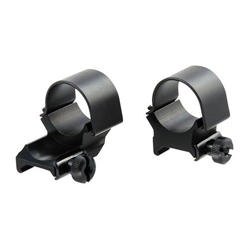 TOP MOUNT EXTENSION RINGS, 1" HIGH, MATTE BLUE tarjoavat joustavan silmän etäisyyden säädön 3/4", saatavilla sekä 1" että 30mm halkaisijalla.
