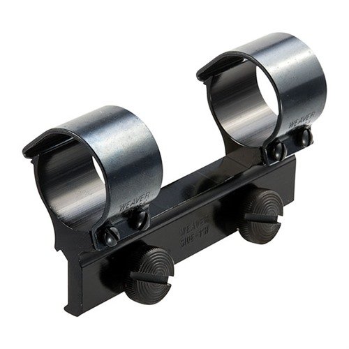 Weaverin SIDE MOUNT 1" RINGS mahdollistavat lisätilan lukkokahvoille ja helpottavat lataamista ja tyhjentämistä, alumiini ja teräksinen rengaskansi.