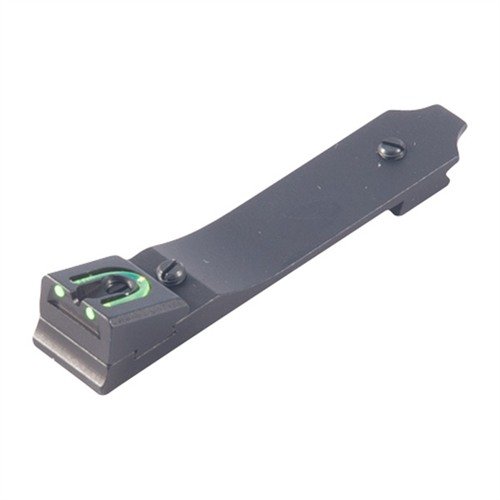 MARLIN DOVETAIL REAR FIRE SIGHT tarjoaa tarkat 3-dot kuviot, kaksi vihreää kuituoptista pistettä ja säädettävän korkeuden ja tuulen suuntaan.