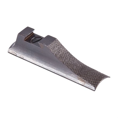 Polished, blued steel SHORTY RAMP, joka on hoodless ja helppo kiinnittää joko hikoamalla, ruuvilla tai Dovetail Filler Blockilla. Korkeus ja leveys .375".