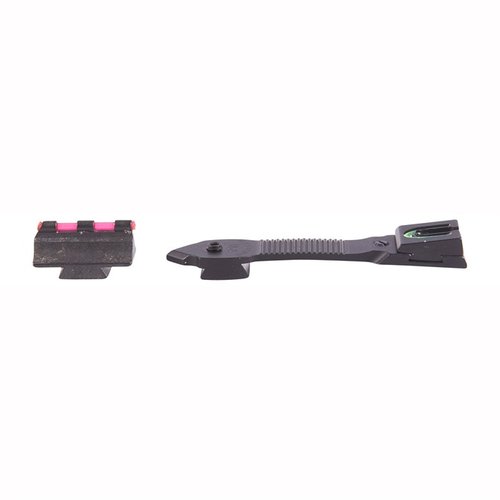 RUGER® 10/22® 3-DOT FIRE SIGHTS tarjoaa kirkkaan punaisen kuituoptiikan etusightin ja säädettävän U-notch takasightin, jotka mahdollistavat nopean tähtäyksen kaikissa valo-olosuhteissa.