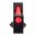 WILSON COMBAT VICKERS ELITE FRONT SIGHT RED FIBER OPTIC .230" HEIGHT
