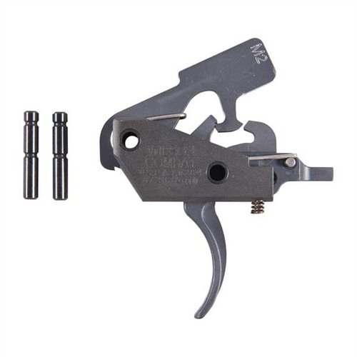 Wilson Combat TR-TTU-M2 on tarkkuuslaukaisin, joka tarjoaa 4-lb vetovoiman, lyhyen palautuksen ja turvallisen toiminnan sotilastason vaatimusten mukaisesti.