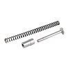 Wilson Combat 1911 Flat Wire Recoil Spring Kit parantaa toimivuutta, pidentää jousen käyttöikää ja sisältää kestäviä teräsosia, yhteensopiva useiden 4" kompaktiaseiden kanssa.