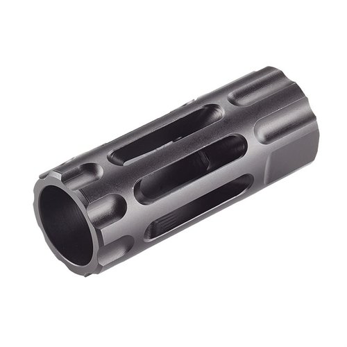 Wilson Combat Q-Comp parantaa rekyylin hallintaa nopeasti ampumiseen, vähentää sivupuhallusta ja salamaa sekä on kestävä ja helppo asentaa.