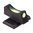 WILSON COMBAT VICKERS ELITE FRONT SIGHT GREEN FIBER OPTIC .180" HEIGHT