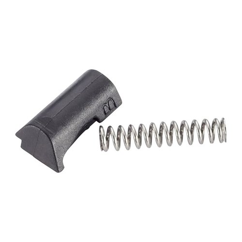 WCP320 MAGAZINE RELEASE SPRING & STOP KIT parantaa SIG P320 -käsipistoolin toimintaa mustalla polymeerilla ja parannetulla jousella.