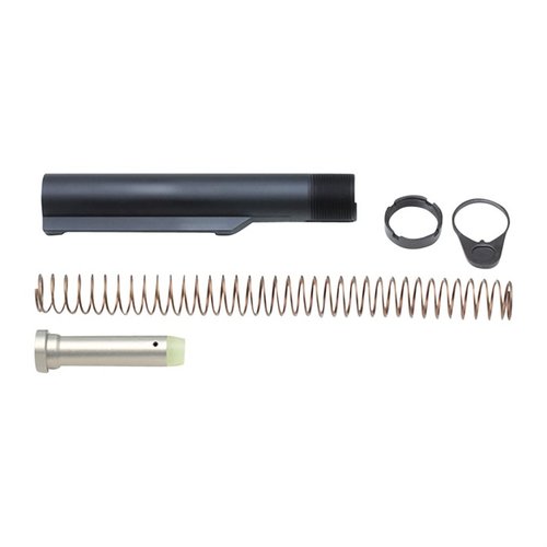 Wilson Combat AR-15 Super-Stoc Retro-Fit Buttstock Kit tarjoaa kestäviä osia, kuten 7075-T6 alumiinista valmistetun receiver extensionin ja Mil-Spec yhteensopivuuden.