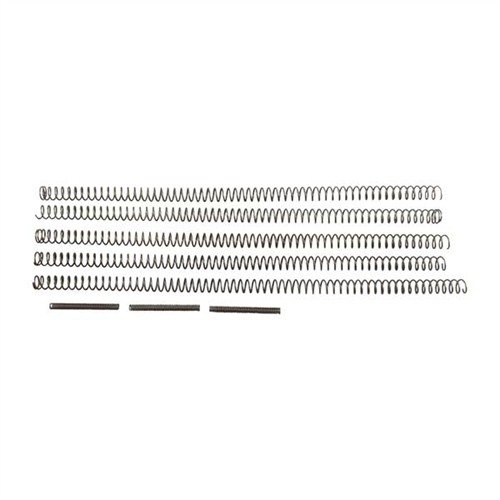 WOLFF LONG SLIDE FUNCTION PAK sisältää 5 korkealaatuista recoil-springiä ja 3 extra-power firing pin springiä, jotka parantavat 1911 Auto -pistoolin luotettavuutta.