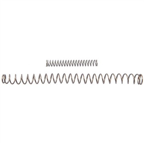 WOLFF M&P 16 lb. recoil spring parantaa luotettavuutta ja nopeuttaa palautumista kilpailuissa, saatavilla myös eri painoisia kalibrointipaketteja.